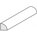 1.0mm Quarter Round Rod 0.040"